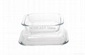 Pyrex Borosilicate Glass Casserole Baking Dish Heat-Resistant 1000ml 2