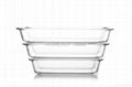 Pyrex Borosilicate Glass Casserole Baking Dish Heat-Resistant 1000ml 3