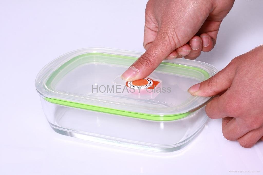 Square Borosilicate Glass Baking Dishes Tray With Lids Safe For Microwave 4