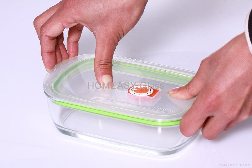 Square Borosilicate Glass Baking Dishes Tray With Lids Safe For Microwave 5
