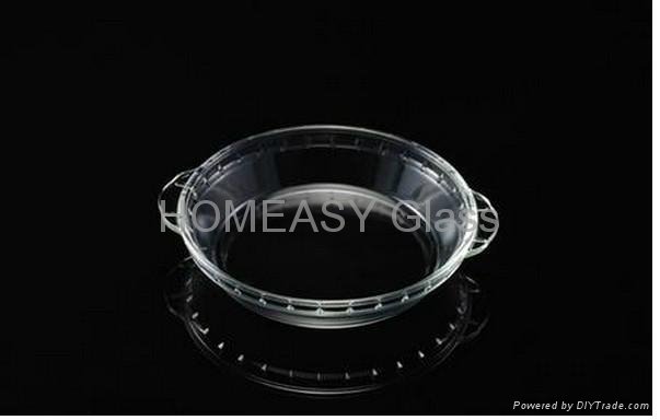 ovenware Baking High Borosilicate Glass Pyrex Pie Dish 10" 1