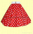 New Ladies Styles 50s Rockabilly Vintage Swing Dress Red Dress Polka Dots Dress 3