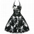 2014New Vintage Floral Print Retro 50s60s swing Pinup Rockabilly Housewife Dress 2