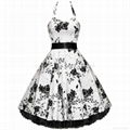 2014New Vintage Floral Print Retro 50s60s swing Pinup Rockabilly Housewife Dress 4