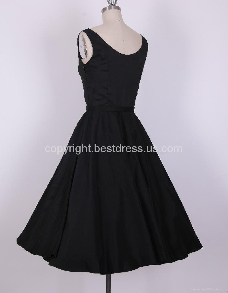 New Classic 50's Vintage Style Full Circle Swing Dress 5 Colours ...