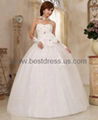 New white/ivory Organza wedding dress Bridal Gown New ModelFashion Wedding Dres  3