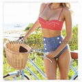 Popular Swimwear Vintage Push Up Bandeau