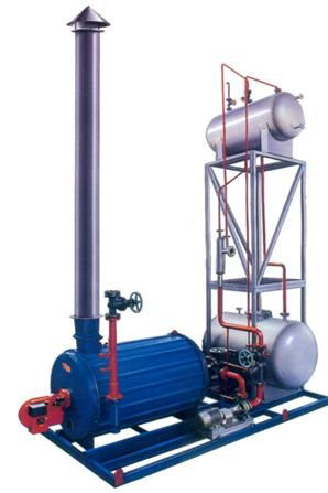 Fuel oil (gas) organic heat carrier boiler