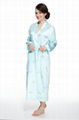 Floral Satin Bathrobe 1