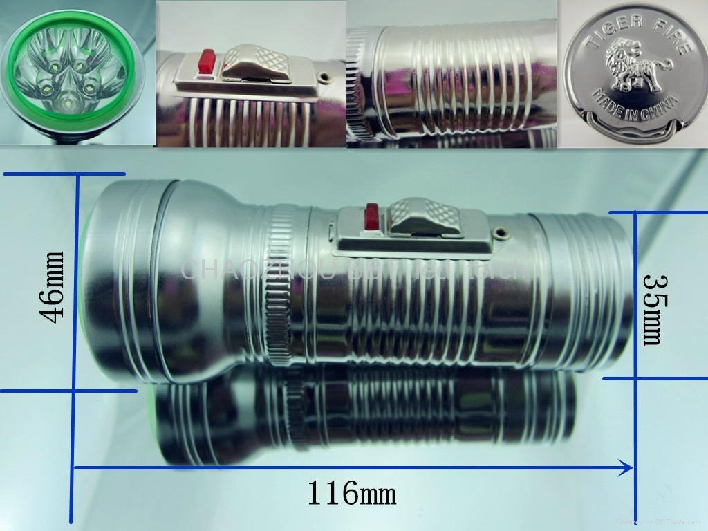 iron 1led torch flashlight sell well in Africa made in China 4