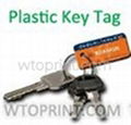 custom plastic name badge key tags printing online