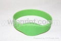 rfid silicone wristband silicone armbands silicone bracelets printing in china