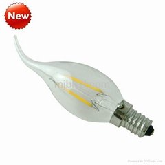 2014 New Product 1.5W Flame Tip LED Filament Bulb Light