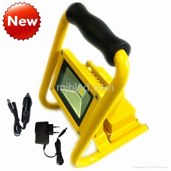 2014 New Rechargeable Portable LED Flood Light 10W