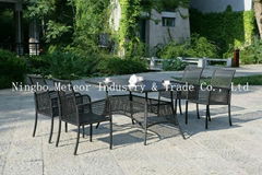 white outdoor wicker furniture