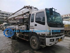 2005 second hand Isuzu truck mounted concrete pump 