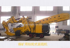 Hydraulic  crawler haggloader for traffic tunneling 