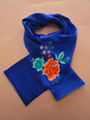 Silk Embroidery Scarf 1