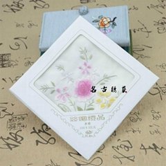 Silk Embroidery Handkerchief