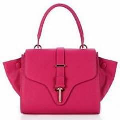 Lady's genuine leather handbag
