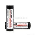 MXJO IMR 18650B 2250MAH 3.7V High Drain Button Top Battery 1