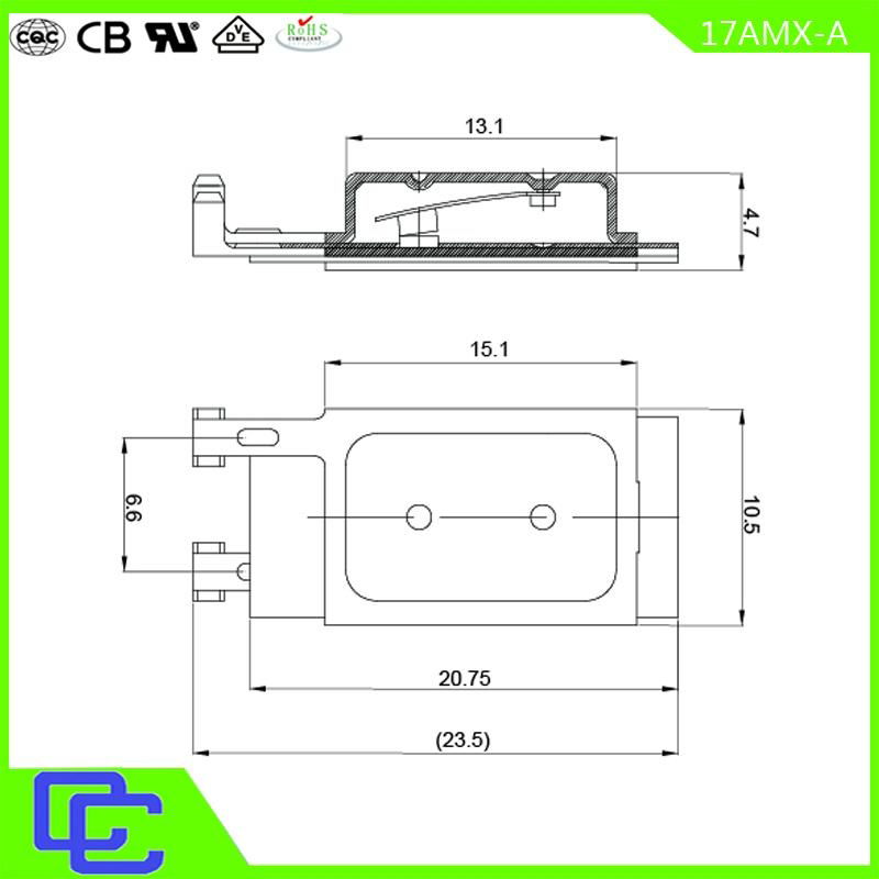 17AMX Series of thermal protectors 3