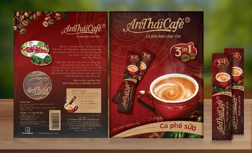 3 in 1 Coffee Mix Of Vietnam (AnThaiCafe)