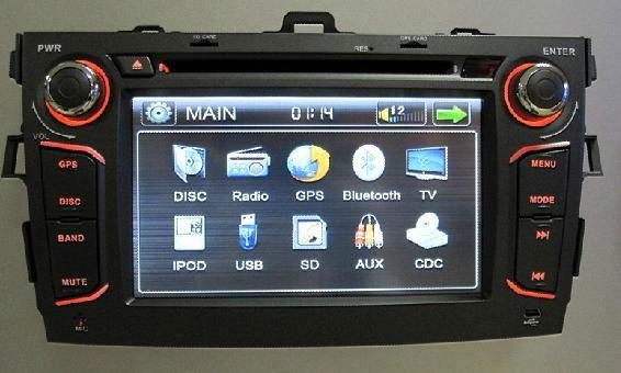 Car gps navigation for honda civic with 8" dvd radio android 4.04