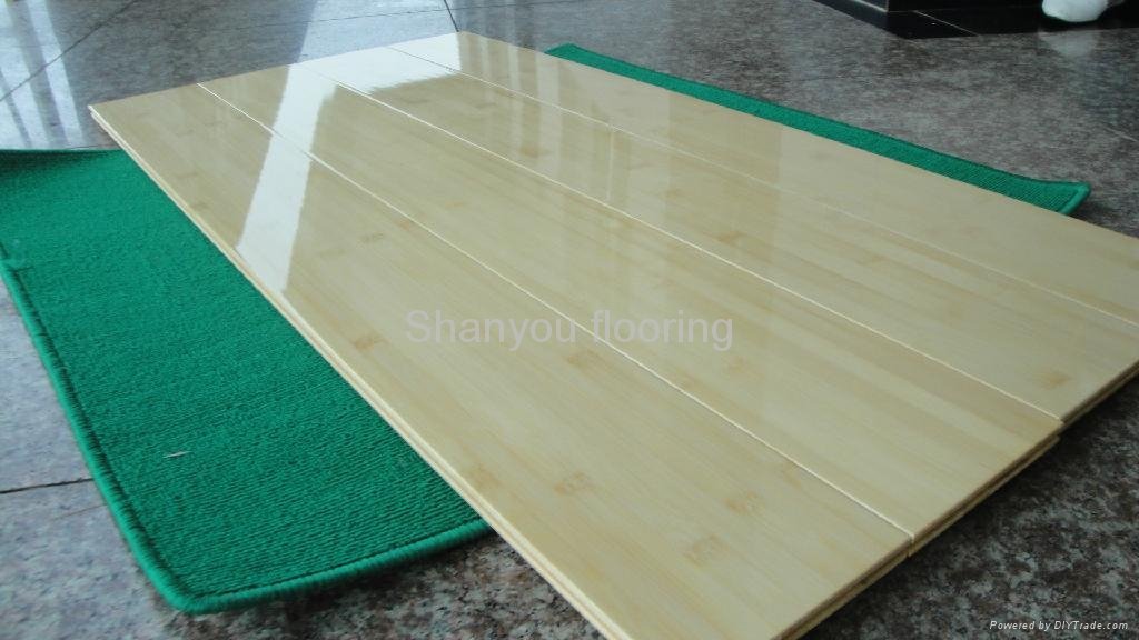 white natural bamboo flooring