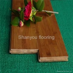 Carbonized bamboo flooring