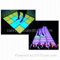 inductive led dance floor sensitive to