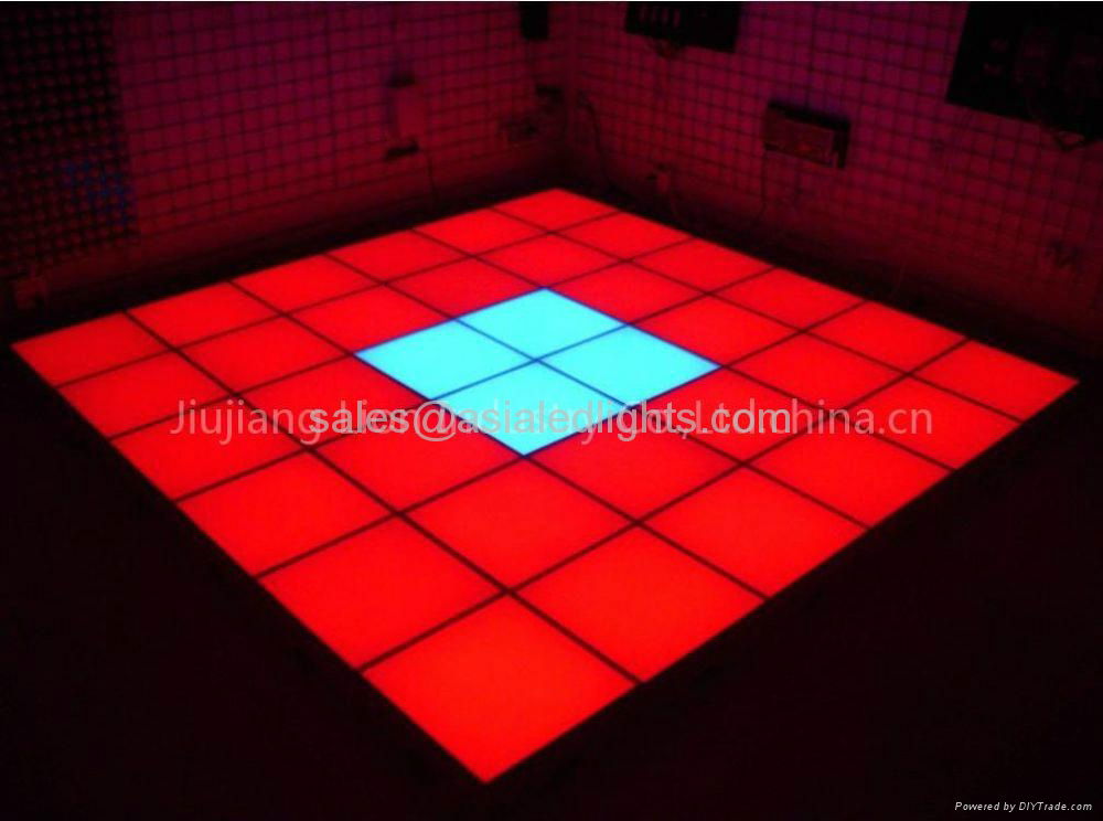 inductive led dance floor sensitive to sound dance video led stage lighting 2