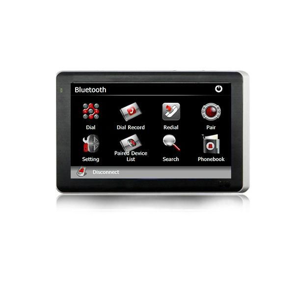 5 inch three-in-one car dvr gps navigator with Bluetooth+AVIN+car recorder gps