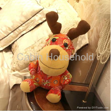 stuffed toys of Christmas deer