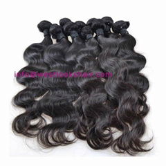 virgin human hair double weft wholesale