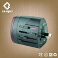 travel adapter plug with dual USB 1000mA/2100mA 2