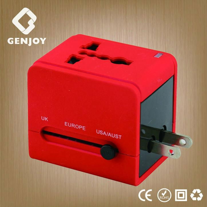 universal travel adapter usb 2