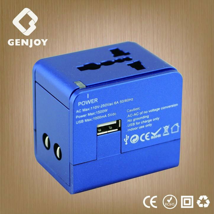 universal travel adapter usb 5