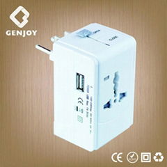 travel adapter with dual USB