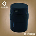 2014 Shanghai GENJOY universal travel plug adapter with USB 2