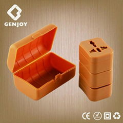 2014 Shanghai GENJOY universal travel plug adapter with USB