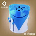 2014 Shanghai GENJOY universal travel plug adapter with USB 4