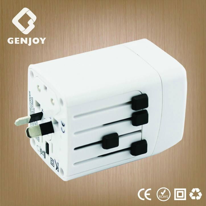 world travel plug adapter with dual usb 5