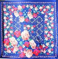 Silk satin Printed scarf lady shawl scarves women factory for OEM Manufacturers 3