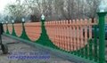 內蒙古綠色水泥圍欄