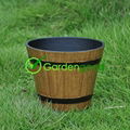 Biodegradable Wooden Flower Pot 4