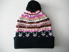 Knitting hat