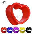 Acrylic Heart Shaped Ear Tunnel