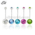 Bioflex Belly Ring with Gem 3