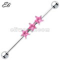 Industrial Barbell Piercing 3